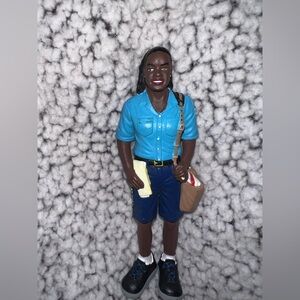 Lakeshore Community Block Play People Female African American Mail Lady Post
